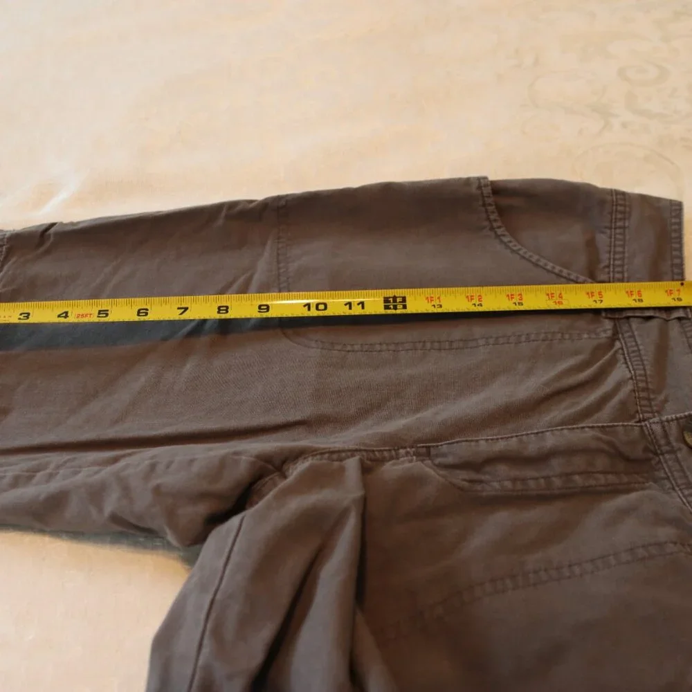 Columbia Cotton Casual Long Shorts Size 10 Grey - Picture 12 of 15